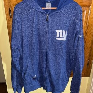 NFL Reebok Royal Blue Sweatshirt with NY Giants Emblem. Size M